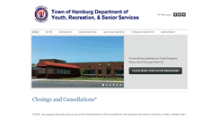 Desktop Screenshot of hamburg-youth-rec-seniors.com